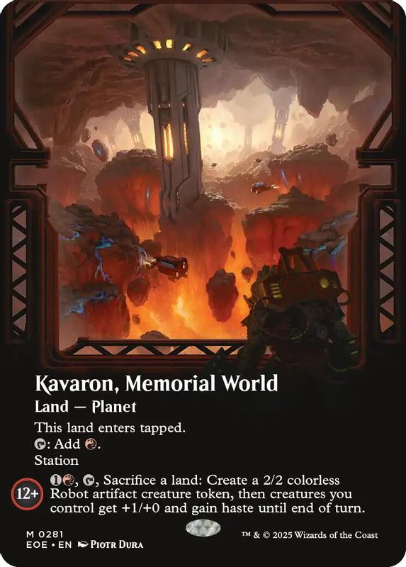 Kavaron, Memorial world (Borderless) - 281 - Mythic