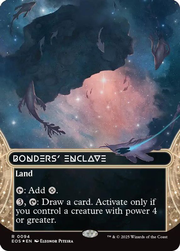 Bonders' Enclave (0094) (Borderless) (Galaxy Foil) - 94 - Rare