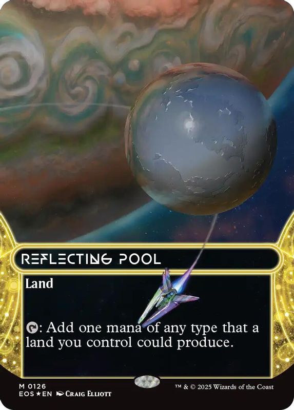Reflecting Pool (0126) (Borderless) (Galaxy Foil) - 126 - Mythic