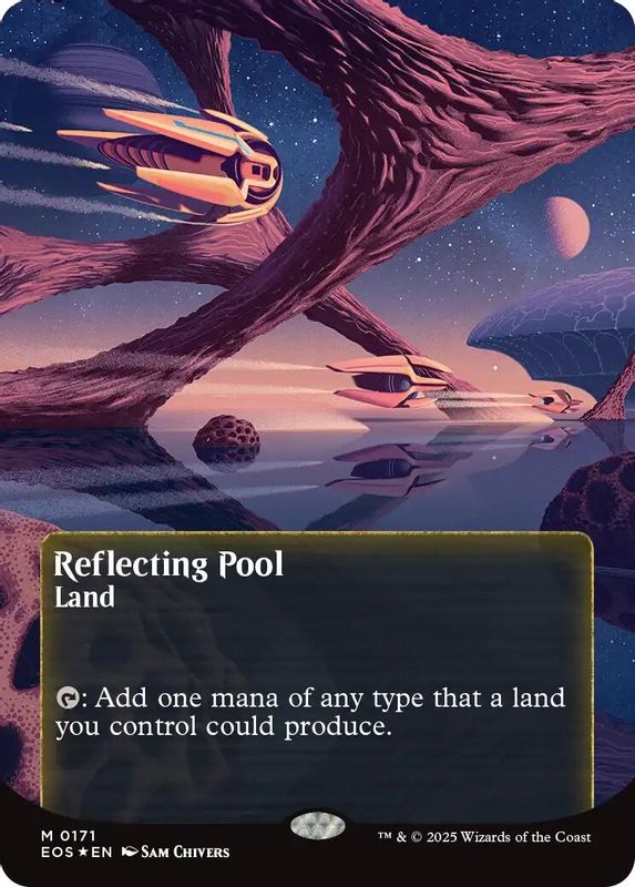 Reflecting Pool (0171) (Borderless) (Galaxy Foil) - 171 - Mythic