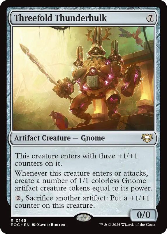 Threefold Thunderhulk - 145 - Rare