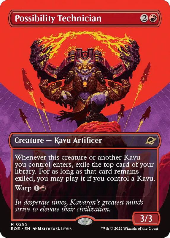 Possibility Technician (Borderless) - 295 - Rare