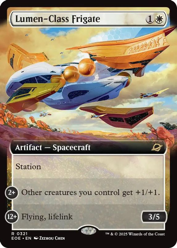 Lumen-Class Frigate (Extended Art) - 321 - Rare