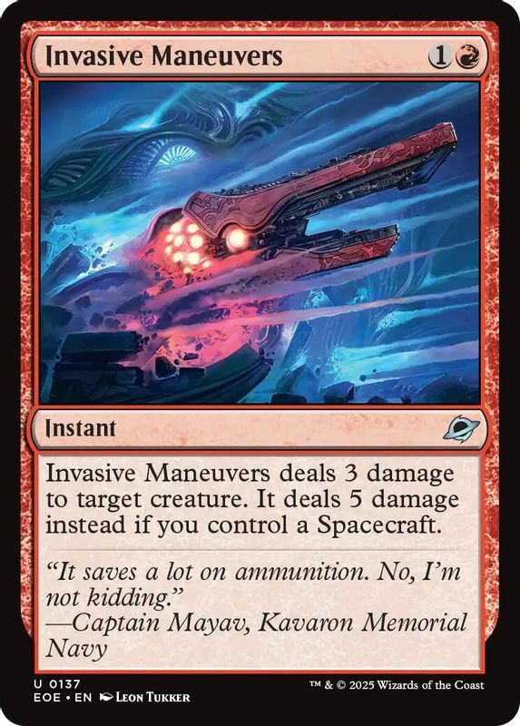 Invasive Maneuvers - 137 - Uncommon