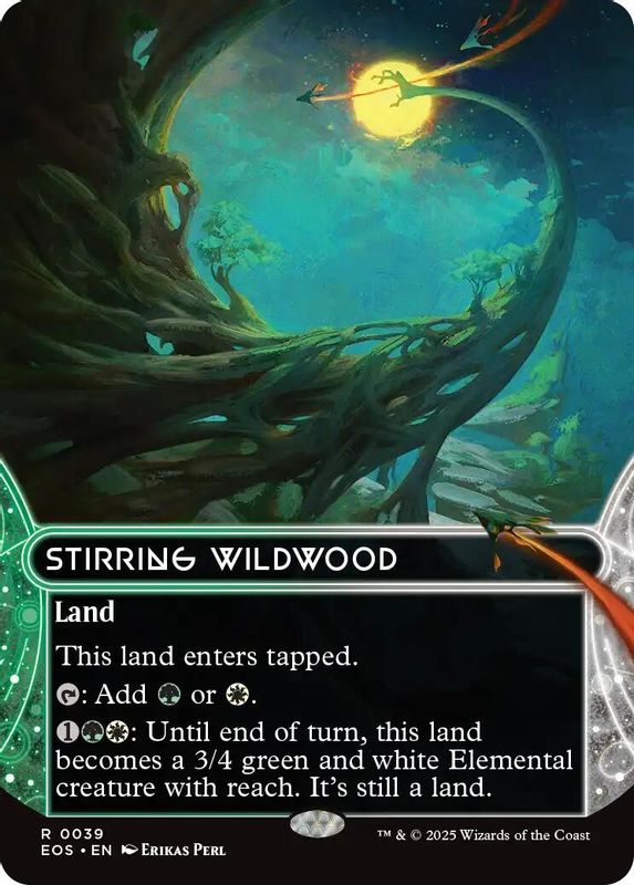 Stirring Wildwood (0039) (Borderless) - 39 - Rare