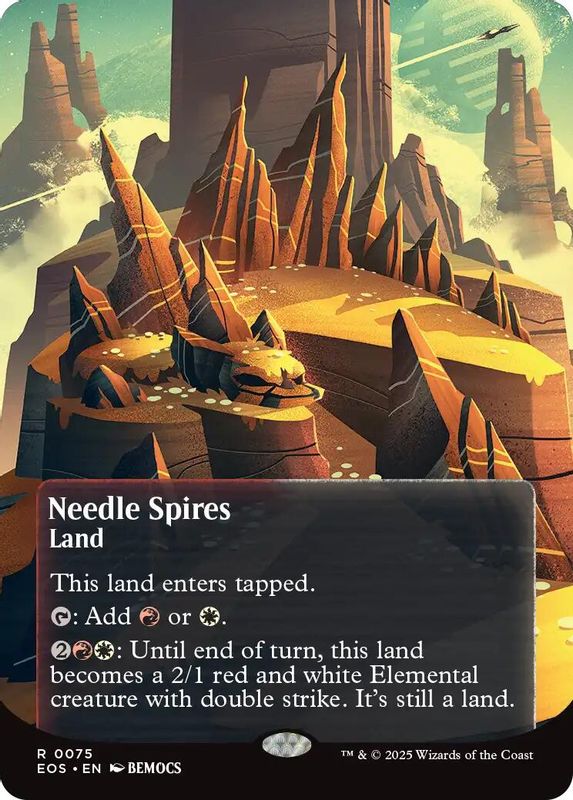 Needle Spires (0075) (Borderless) - 75 - Rare