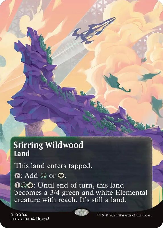 Stirring Wildwood (0084) (Borderless) - 84 - Rare