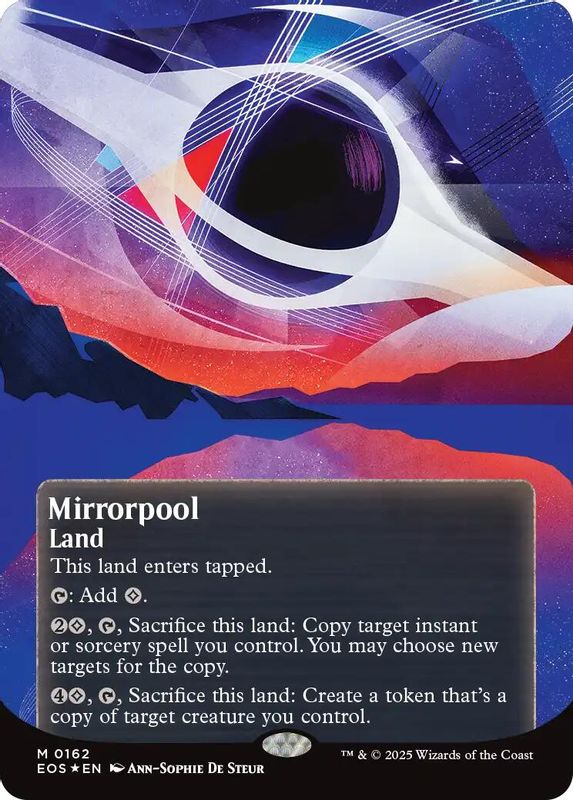 Mirrorpool (0162) (Borderless) (Galaxy Foil) - 162 - Mythic