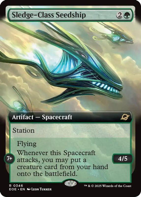 Sledge-Class Seedship (Extended Art) - 346 - Rare