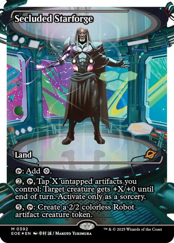 Secluded Starforge (Showcase) (Fracture Foil) - 392 - Mythic