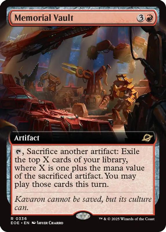 Memorial Vault (Extended Art) - 336 - Rare