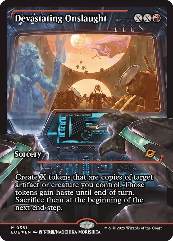 Devastating Onslaught (0361) (Showcase) - 361 - Mythic