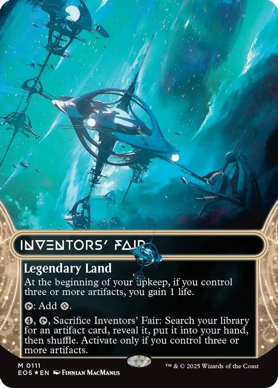 Inventors' Fair (0111) (Borderless) (Galaxy Foil) - 111 - Rare