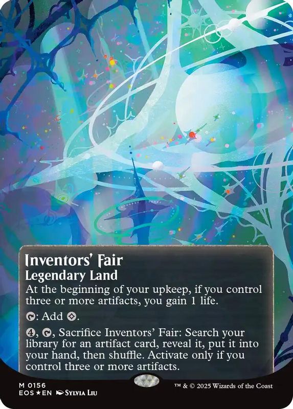 Inventors' Fair (0156) (Borderless) (Galaxy Foil) - 156 - Mythic