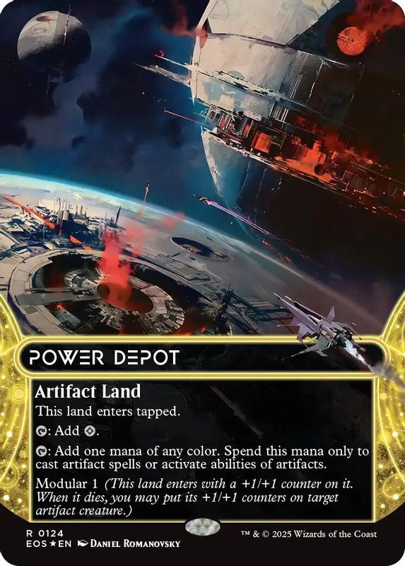 Power Depot (0124) (Borderless) (Galaxy Foil) - 124 - Rare