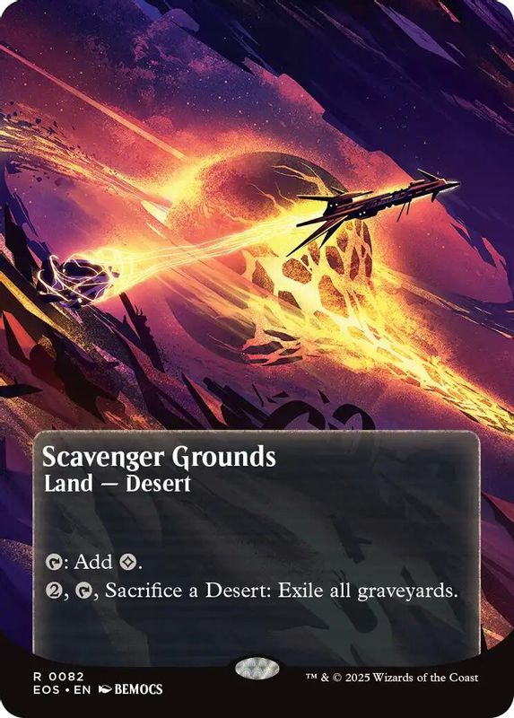 Scavenger Grounds (0082) (Borderless) - 82 - Rare