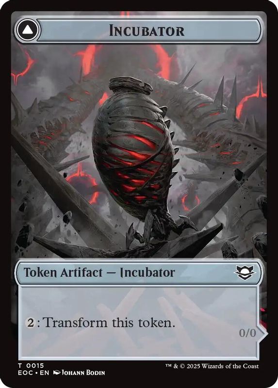 Incubator // Phyrexian Double-Sided Token - 15 // 15 - Token