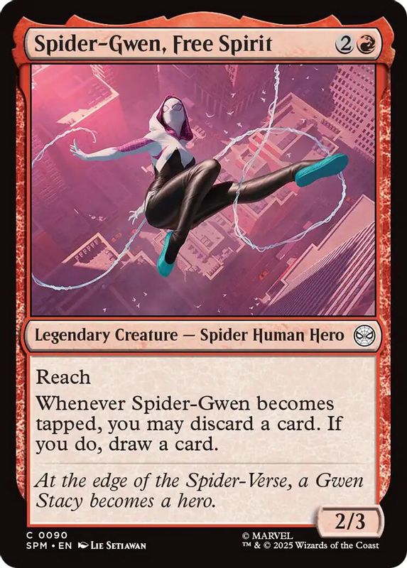 Spider-Gwen, Free Spirit - 90 - Common