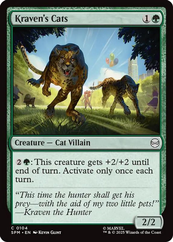 Kraven's Cats - 104 - Common