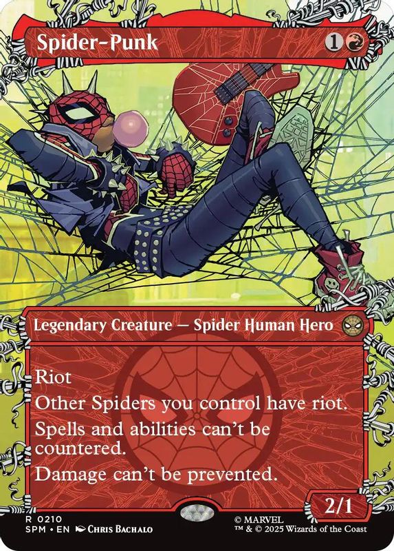 Spider-Punk (0210) (Borderless) - 210 - Rare