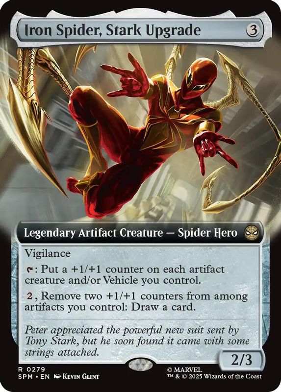 Iron Spider, Stark Upgrade (Extended Art) - 279 - Rare