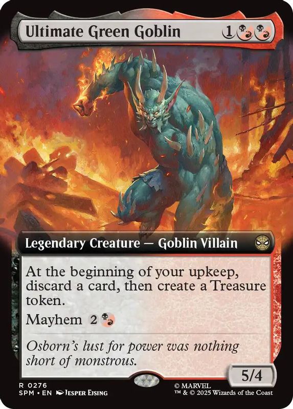 Ultimate Green Goblin (Extended Art) - 276 - Rare