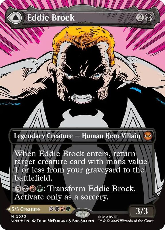 Eddie Brock (0233) (Borderless) - 224 - Mythic