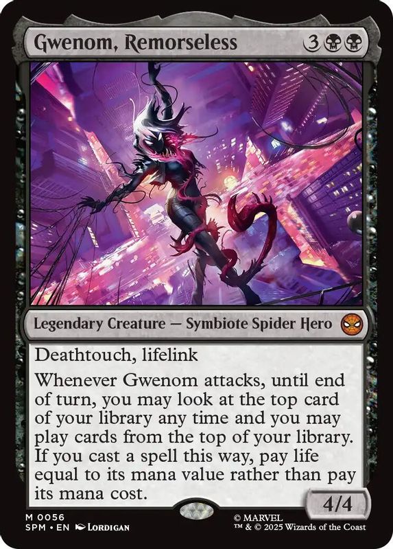 Gwenom, Remorseless - 56 - Mythic