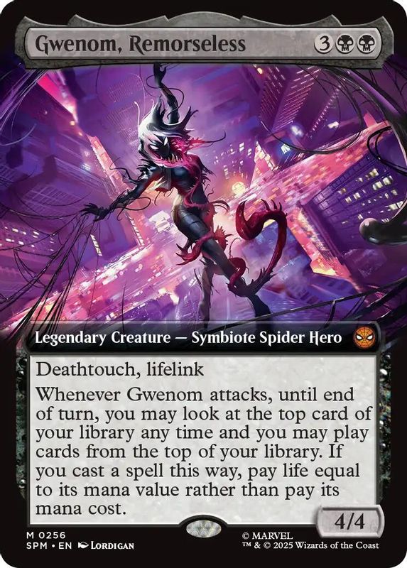 Gwenom, Remorseless (Extended Art) - 256 - Mythic