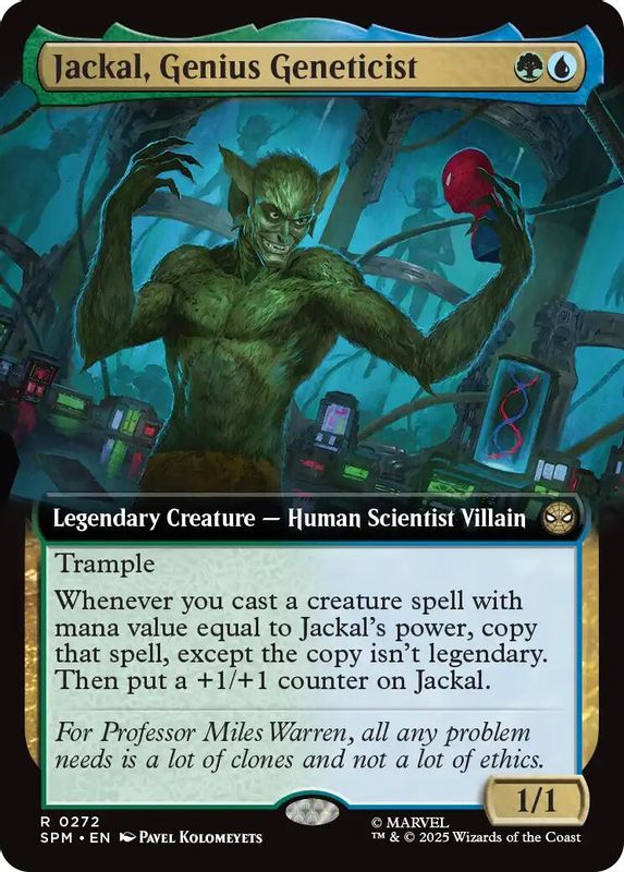 Jackal, Genius Geneticist (Extended Art) - 272 - Rare