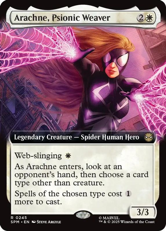Arachne, Psionic Weaver (Extended Art) - 245 - Rare