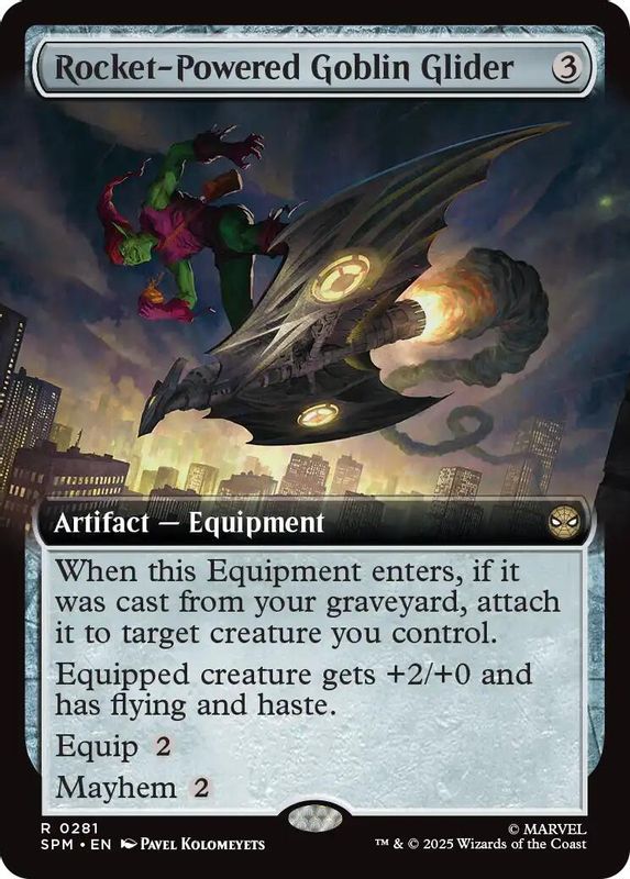 Rocket-Powered Goblin Glider (Extended Art) - 281 - Rare
