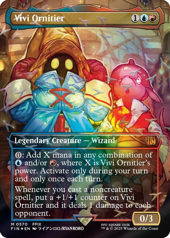 Vivi Ornitier (Borderless) (Chocobo Track Foil) - 570 - Mythic