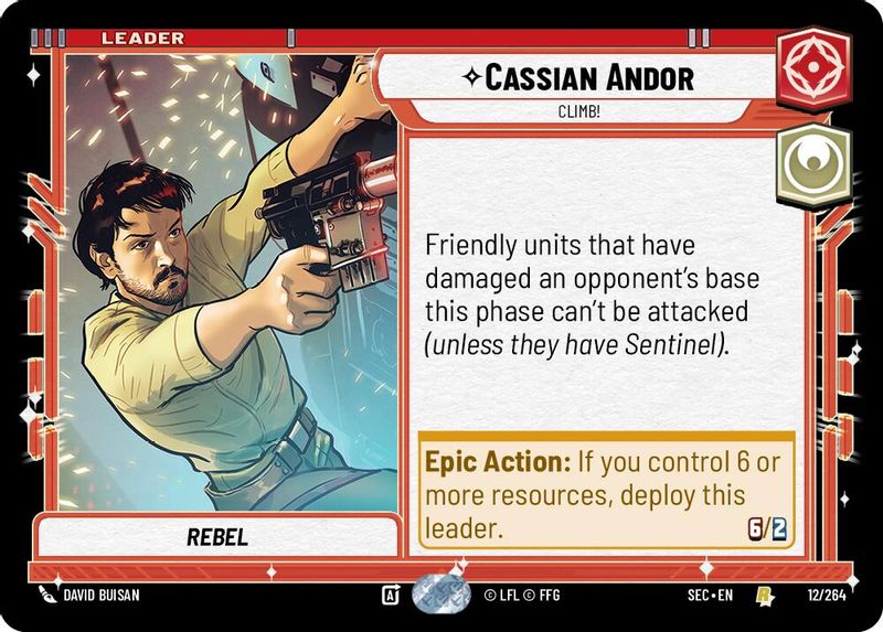 Cassian Andor - Climb! - 12/264 - Rare