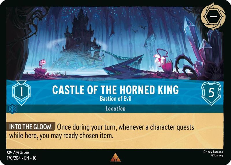 Castle of the Horned King - Bastion of Evil - 170/204 - Rare