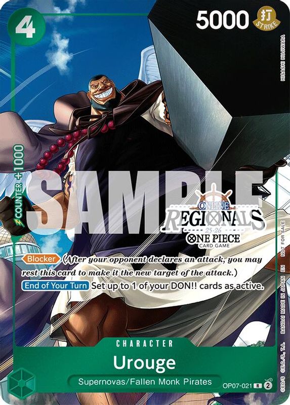Urouge (Online Regional Participation Pack 2025 Vol.1) - OP07-021 - Rare