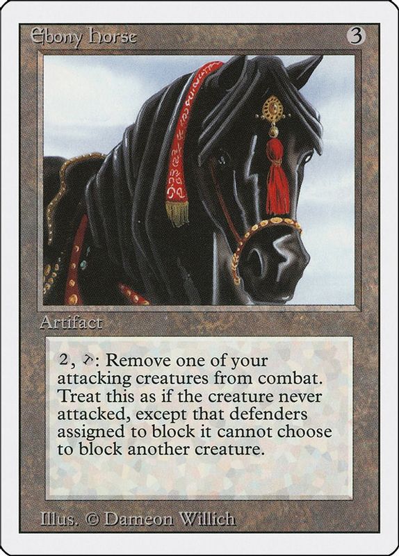 Ebony Horse - Rare