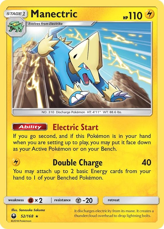 Manectric - 52/168 - Rare