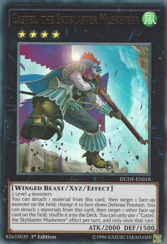 Castel, the Skyblaster Musketeer - DUDE-EN018 - Ultra Rare