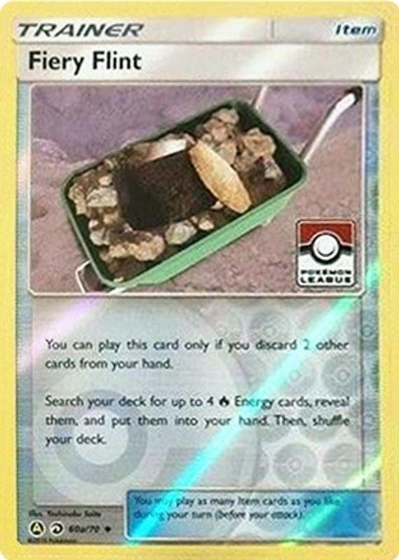 Fiery Flint - 60a/70 (Pokemon League) - 060a/070 - Promo