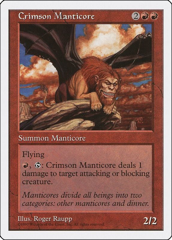 Crimson Manticore - Rare
