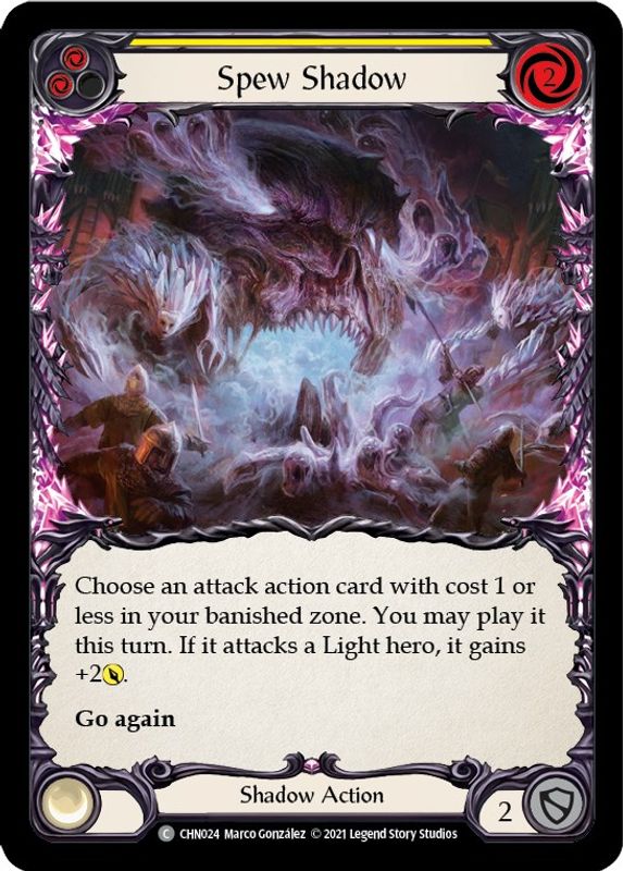 Spew Shadow (Yellow) - CHN024 - Common