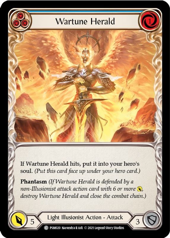 Wartune Herald (Blue) - PSM020 - Common