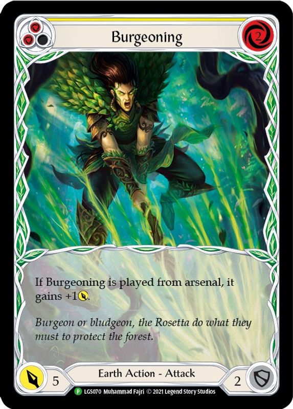 Burgeoning (Yellow) - LGS070 - Promo