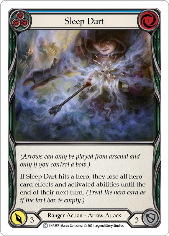 Sleep Dart (Blue) - 1HP257 - Common