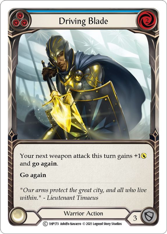 Driving Blade (Blue) - 1HP173 - Common