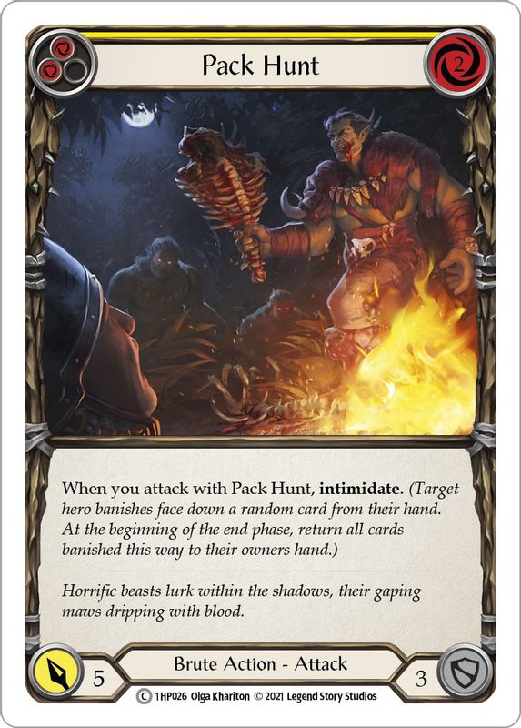 Pack Hunt (Yellow) - 1HP026 - Common