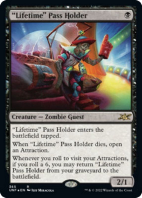 "Lifetime" Pass Holder - 79 - Rare