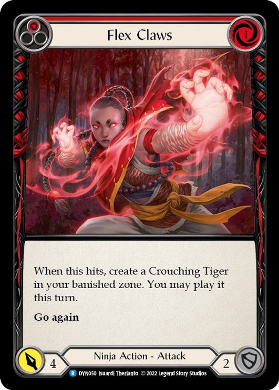Flex Claws (Red) - DYN050 - Rare