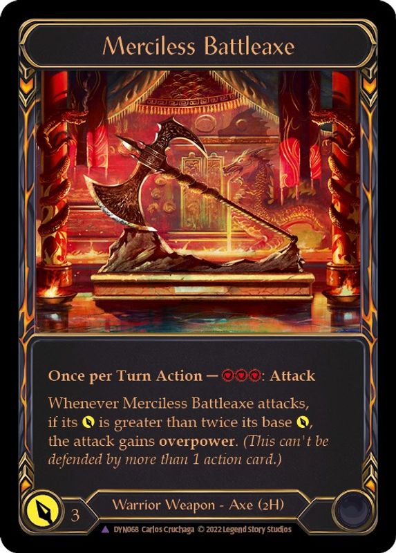 Merciless Battleaxe (Marvel) - DYN068 - Marvel